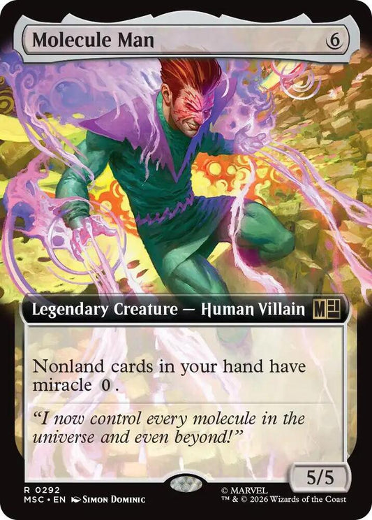 Molecule Man (Extended Art) - Commander: Marvel Super Heroes (MSC)