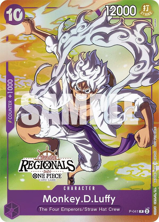 Monkey.D.Luffy (041) (Offline Regional 2024 Vol. 2) [Participant] - One Piece Promotion Cards (OP-PR)