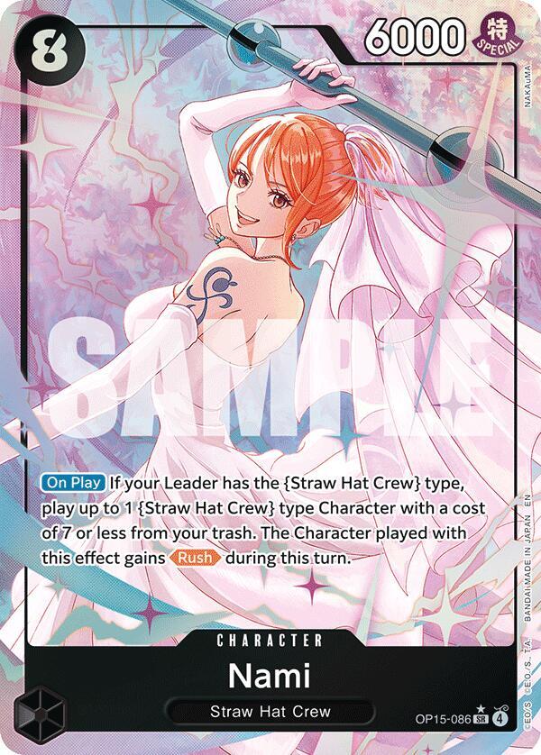 Nami (OP15-086) (Alternate Art) - Adventure on Kami's Island (OP15-EB04)