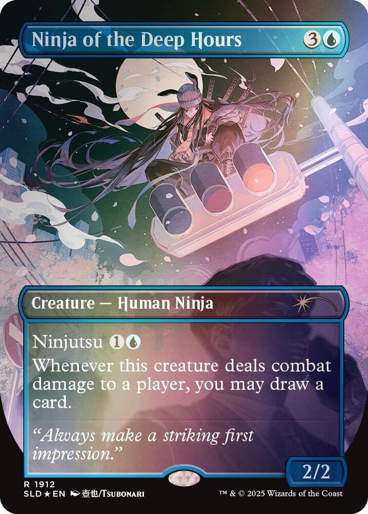 Ninja of the Deep Hours (Rainbow Foil) - Secret Lair Drop Series (SLD) 1912