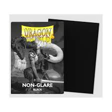 Dragon Shield Non-Glare Black 100CT Box Dual Matte