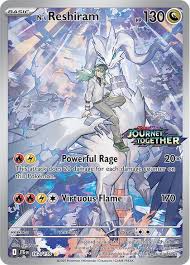 N's Reshiram Journey Together Stamped Promo 167/159