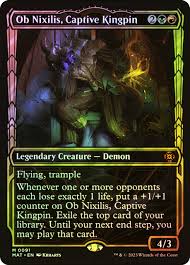 Ob Nixilis, Captive Kingpin 0091 Showcase MAT Foil