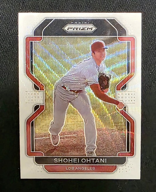 2022 Prizm Shohei Ohtani White Wave Prizm