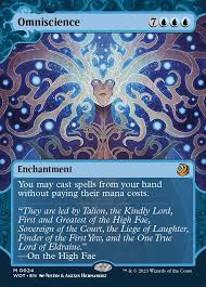 Omniscience Borderless Foil 0024  WOT