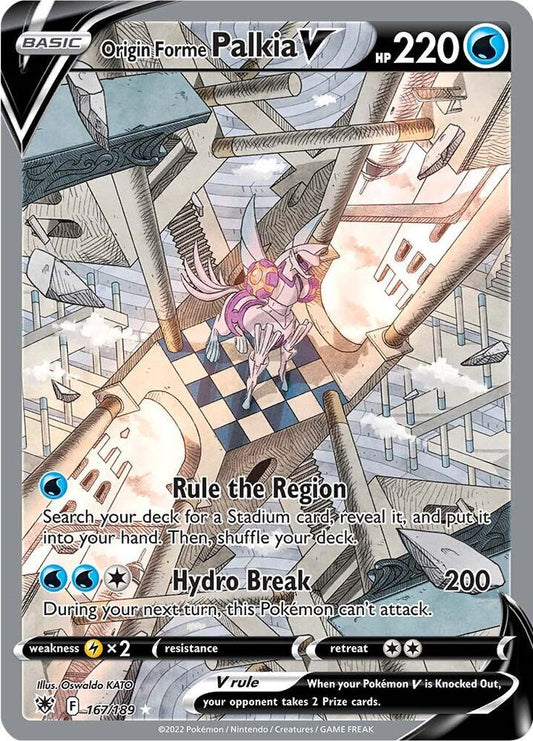 Origin Forme Palkia V Alt Art 167/189 Astral Radiance