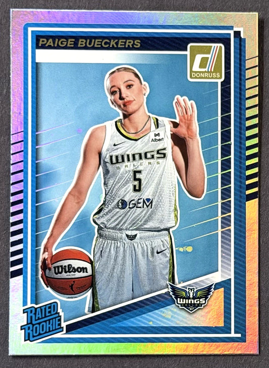 2025 Topps WNBA Donruss Paige Bueckers RC Holo Foil