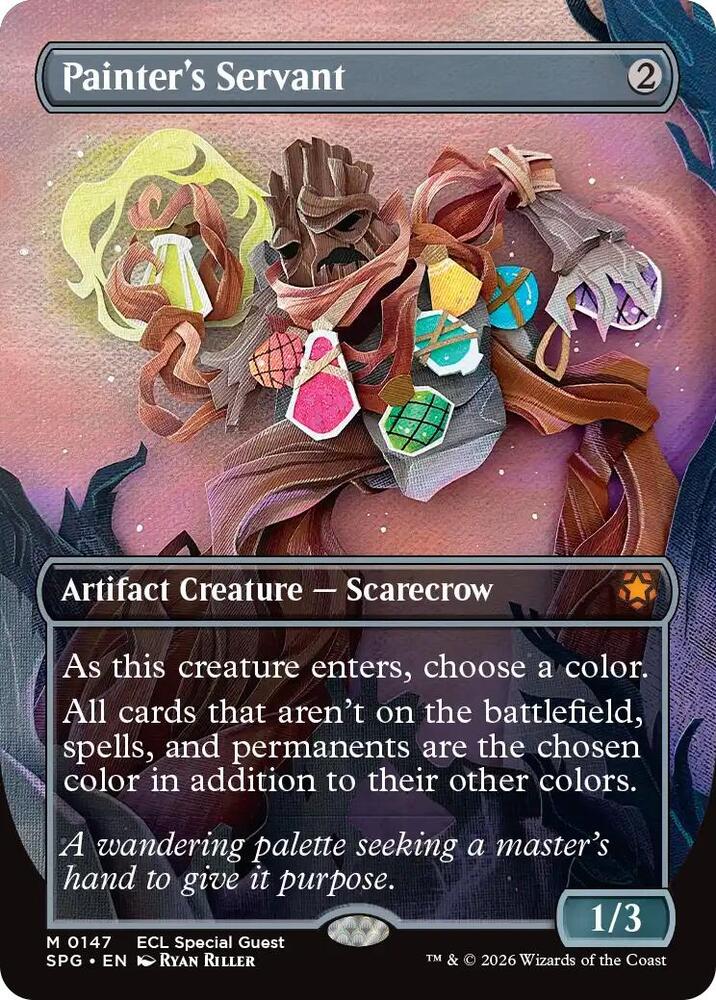 Painter's Servant (Borderless) - Special Guests (SPG) Non-Foil