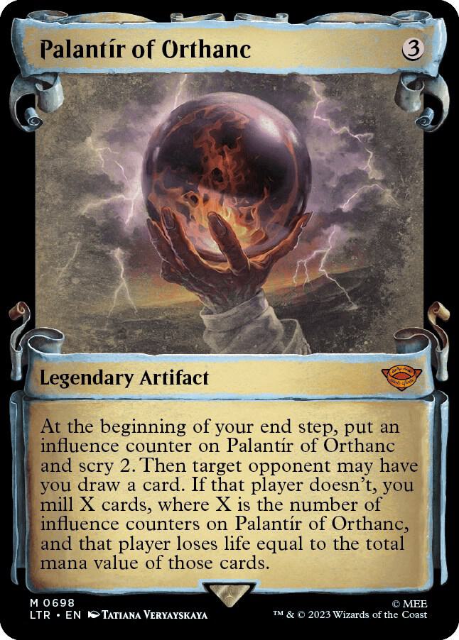 Palantir of Orthanc (Showcase Scrolls) Foil - Universes Beyond: The Lord of the Rings: Tales of Middle-earth (LTR)