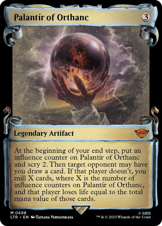 Palantir of Orthanc (Showcase Scrolls) Foil - Universes Beyond: The Lord of the Rings: Tales of Middle-earth (LTR)