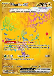 Pikachu EX 179/131 Hyper Rare PRE