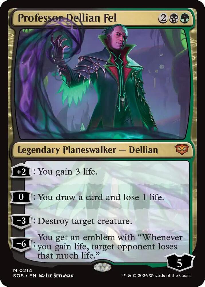 Professor Dellian Fel - Secrets of Strixhaven (SOS) 214