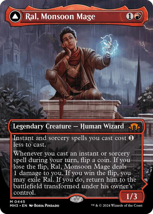 Ral, Monsoon Mage (Borderless) - Modern Horizons 3 (MH3) 0445