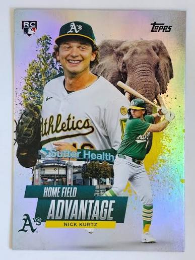 Nick Kurtz 2025 Home Field Advantage RC Topps