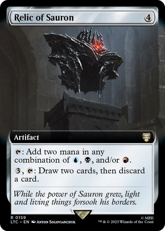 Relic of Sauron (Extended Art) - Commander: The Lord of the Rings: Tales of Middle-earth (LTC)