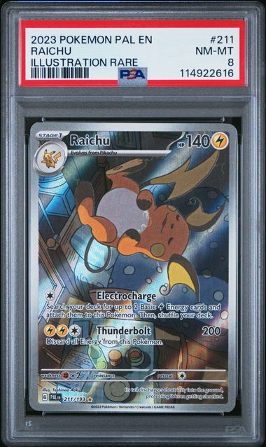 Raichu IR 211/193 PAL PSA 8