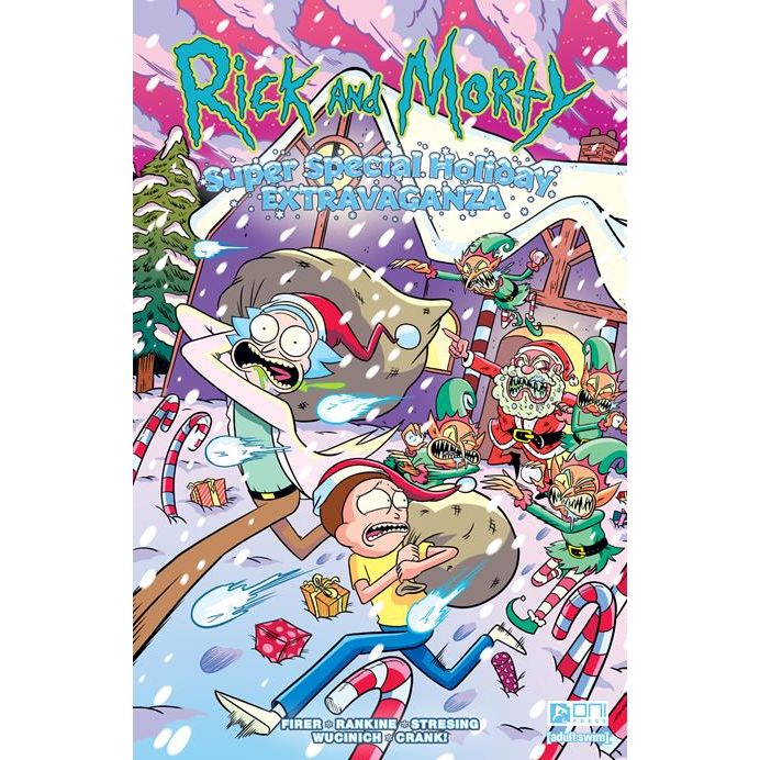 RICK AND MORTY SUPER SPECIAL HOLIDAY EXTRAVAGANZA #1 (ONE SHOT) CVR C MARC ELLERBY VAR (MR) - CardWizards