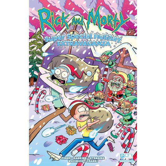 RICK AND MORTY SUPER SPECIAL HOLIDAY EXTRAVAGANZA #1 (ONE SHOT) CVR C MARC ELLERBY VAR (MR) - CardWizards