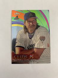 Randy Johnson Topps Chrome Club K All-Etch AE28