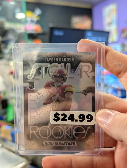 Jayden Daniels Stellar Rookies Silver Prizm RC