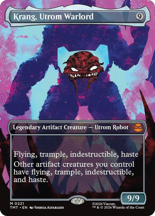 Krang, Utrom Warlord (Borderless Foil)
