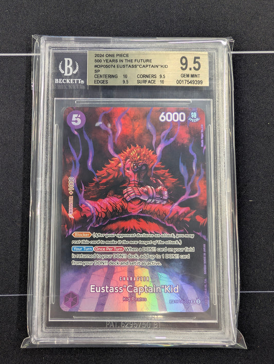 Eustass "Captain" Kid OP05-074SP BGS 9.5