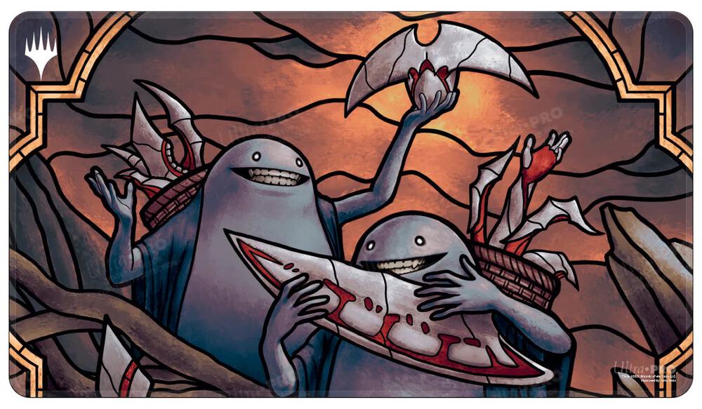 Playmat: MTG White Stitched- March of the Machine Aftermath- Urborg Scavengers