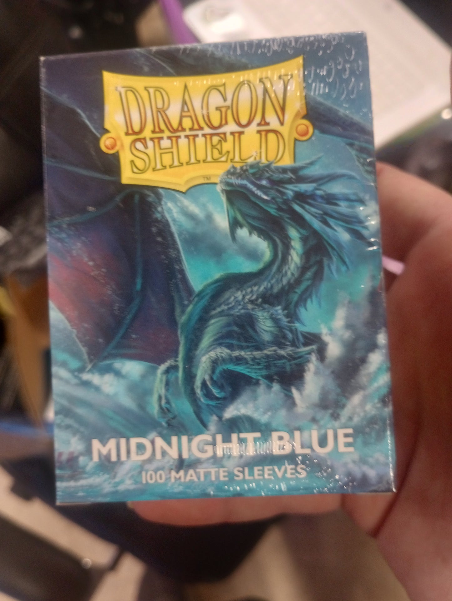 Midnight Blue Dragon Shield Sleeves
