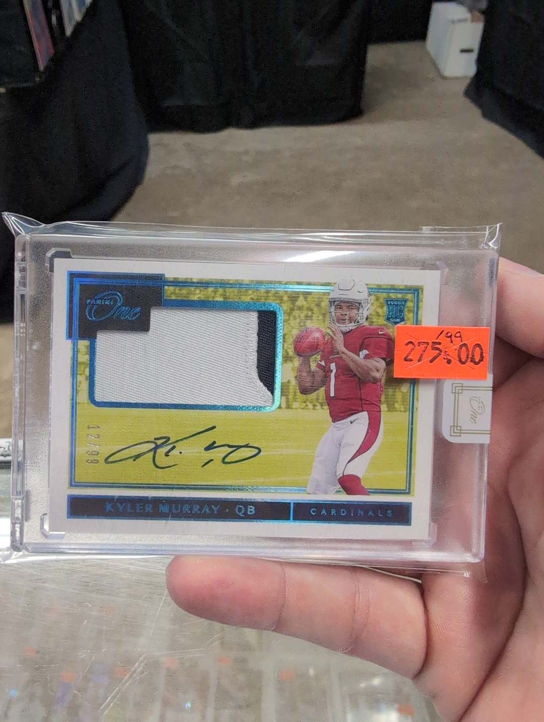 Kyler Murray Panini One Rookie Patch Auto /99 #1 2019