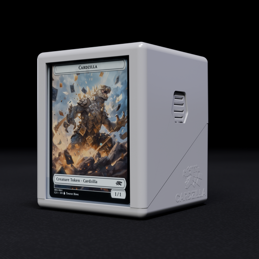 CardZilla The Showcase 100+ Deck Box Case (White) *Pre-Order*
