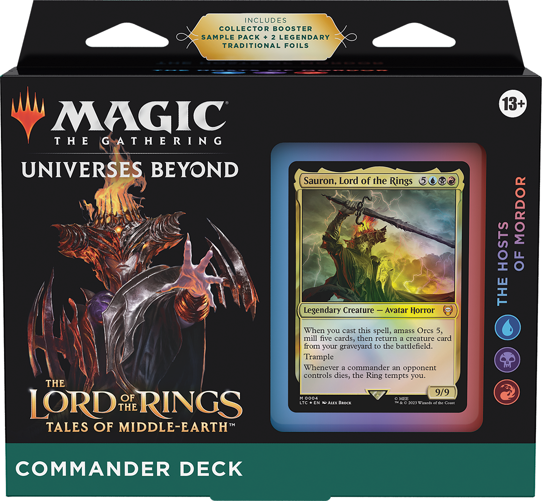Mordor
The Lord of the Rings: Tales of Middle-earth Commander Deck - The Hosts of Mordor