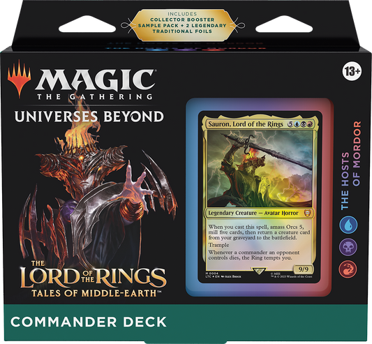 Mordor
The Lord of the Rings: Tales of Middle-earth Commander Deck - The Hosts of Mordor