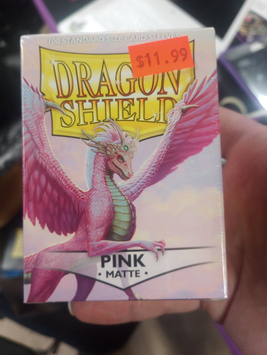 Pink Dragon Shield Sleeves