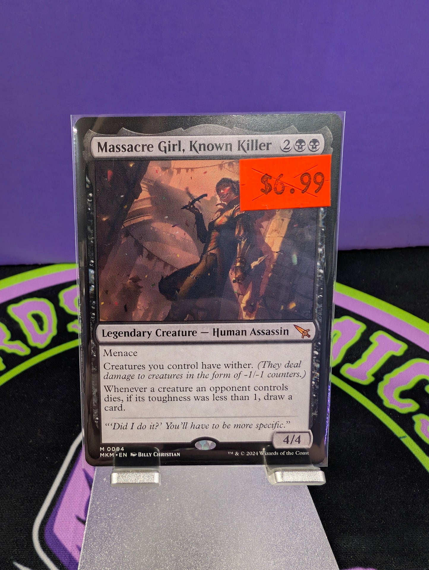 Massacre Girl, Known Killer M0094