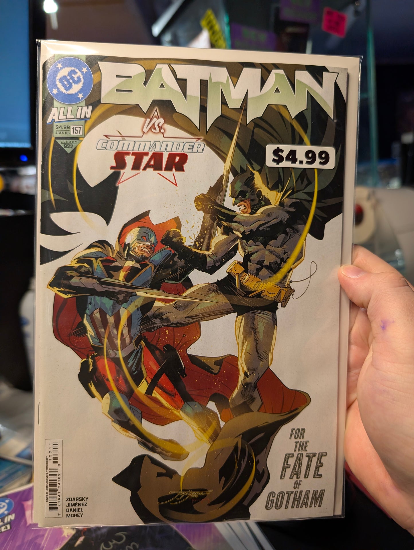 Batman #157 Jimenez & Morey 2/5/25 Release