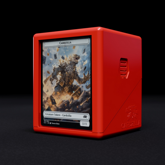 CardZilla The Showcase 100+ Deck Box Case (Red) *Pre-Order*