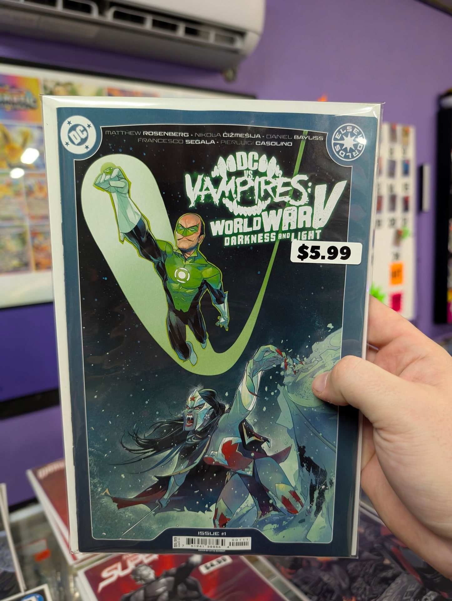 DC vs Vampires World War V Darkness and Light #1 Schmidt Cover 2/15/25