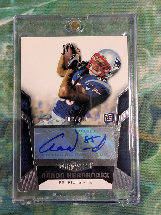2010 Topps Aaron Hernandez RC Auto /480
