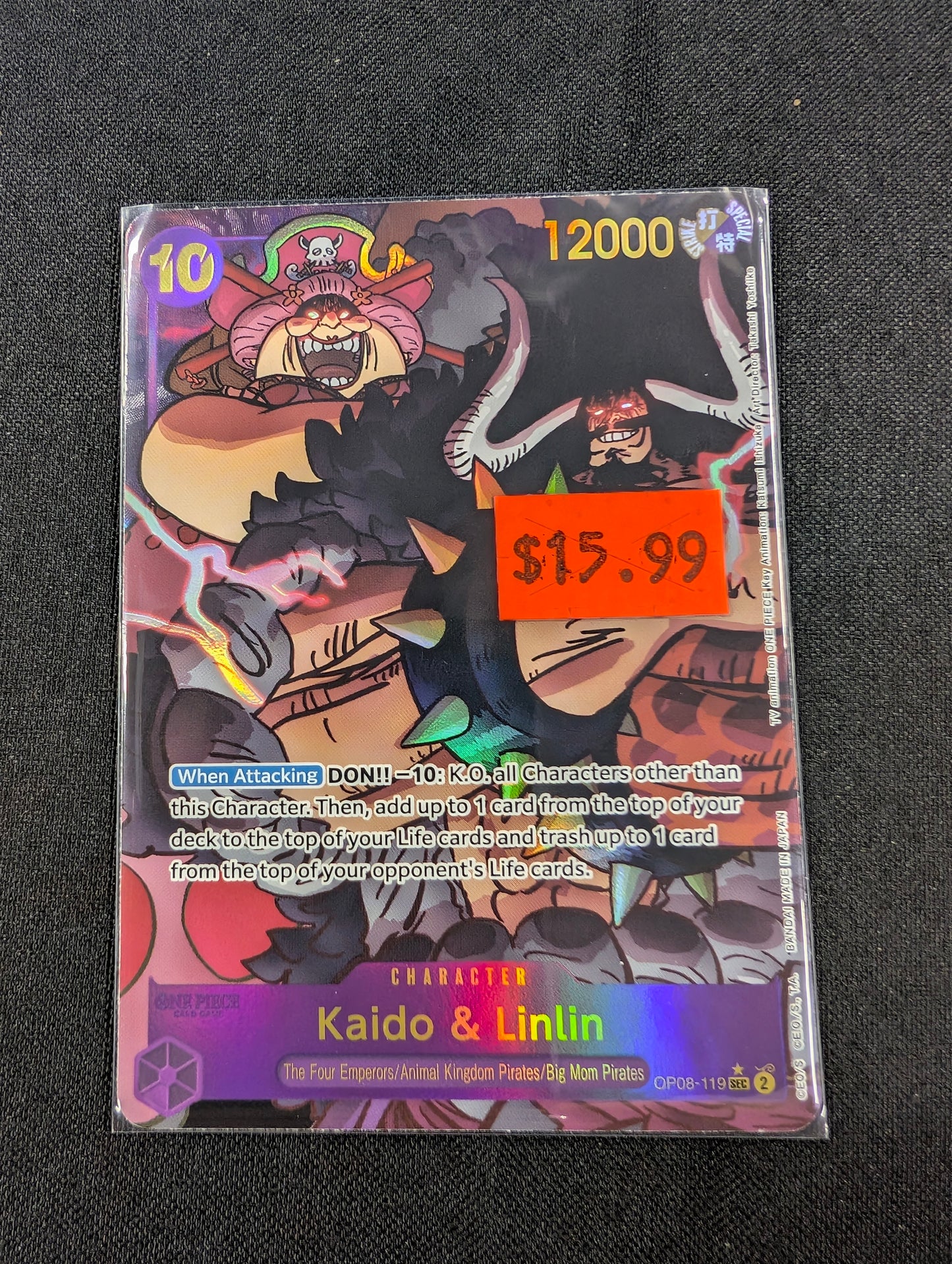 Kaido & Linlin OP08-119 SEC