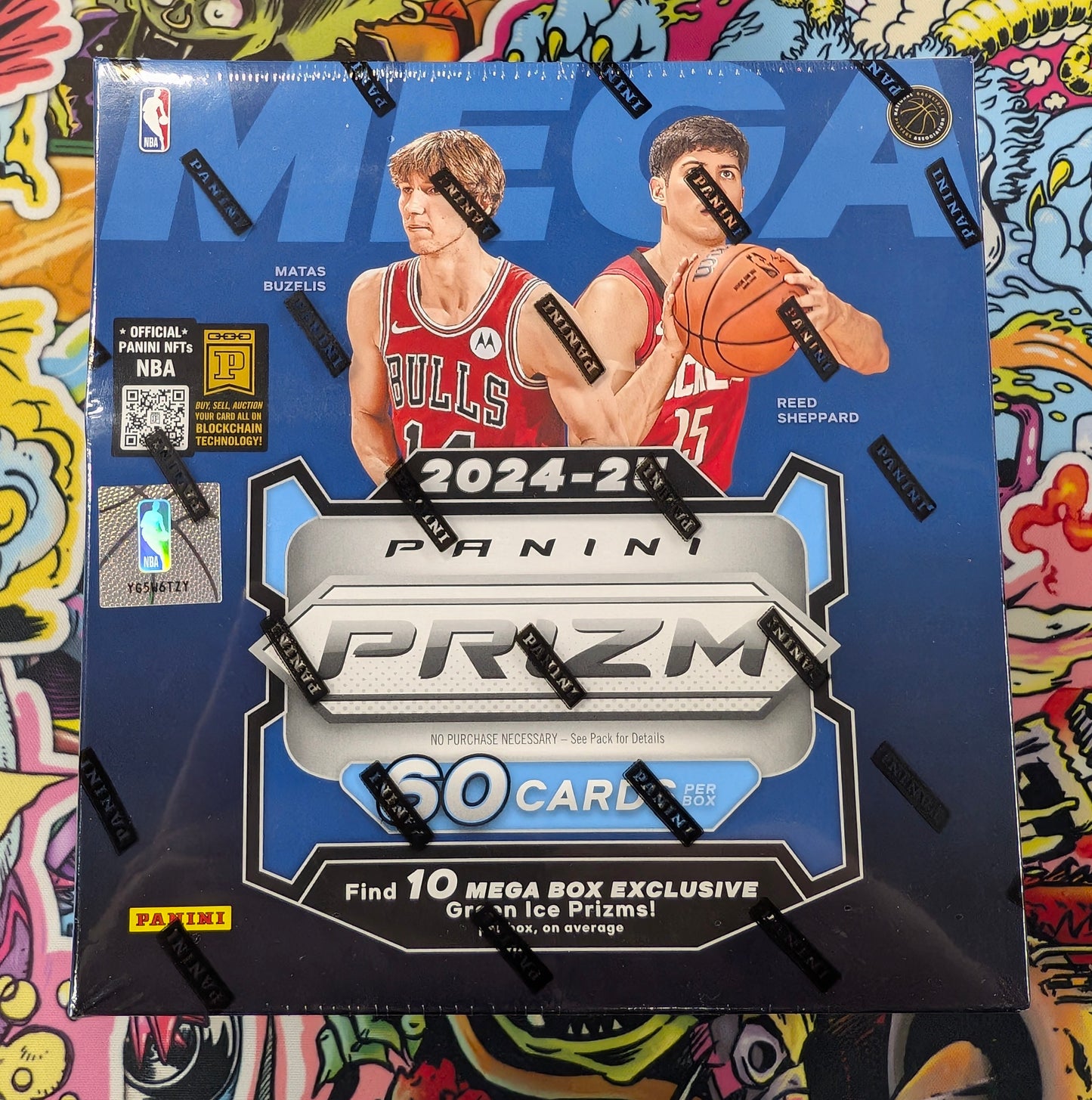 2024-25 NBA Prizm Hobby Mega Box (Green Wave Exclusive)