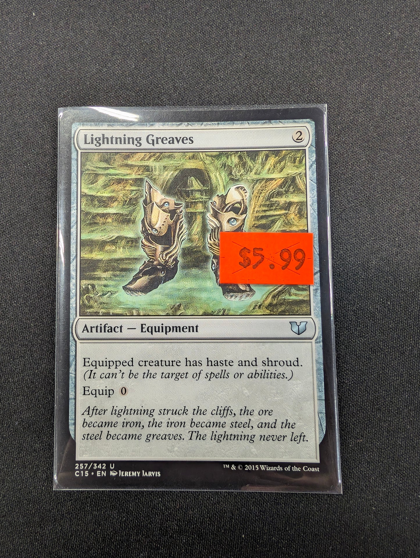 Lightning Greaves 257