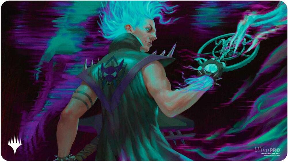Playmat: MTG- Aetherdrift- Winter, Cursed Rider