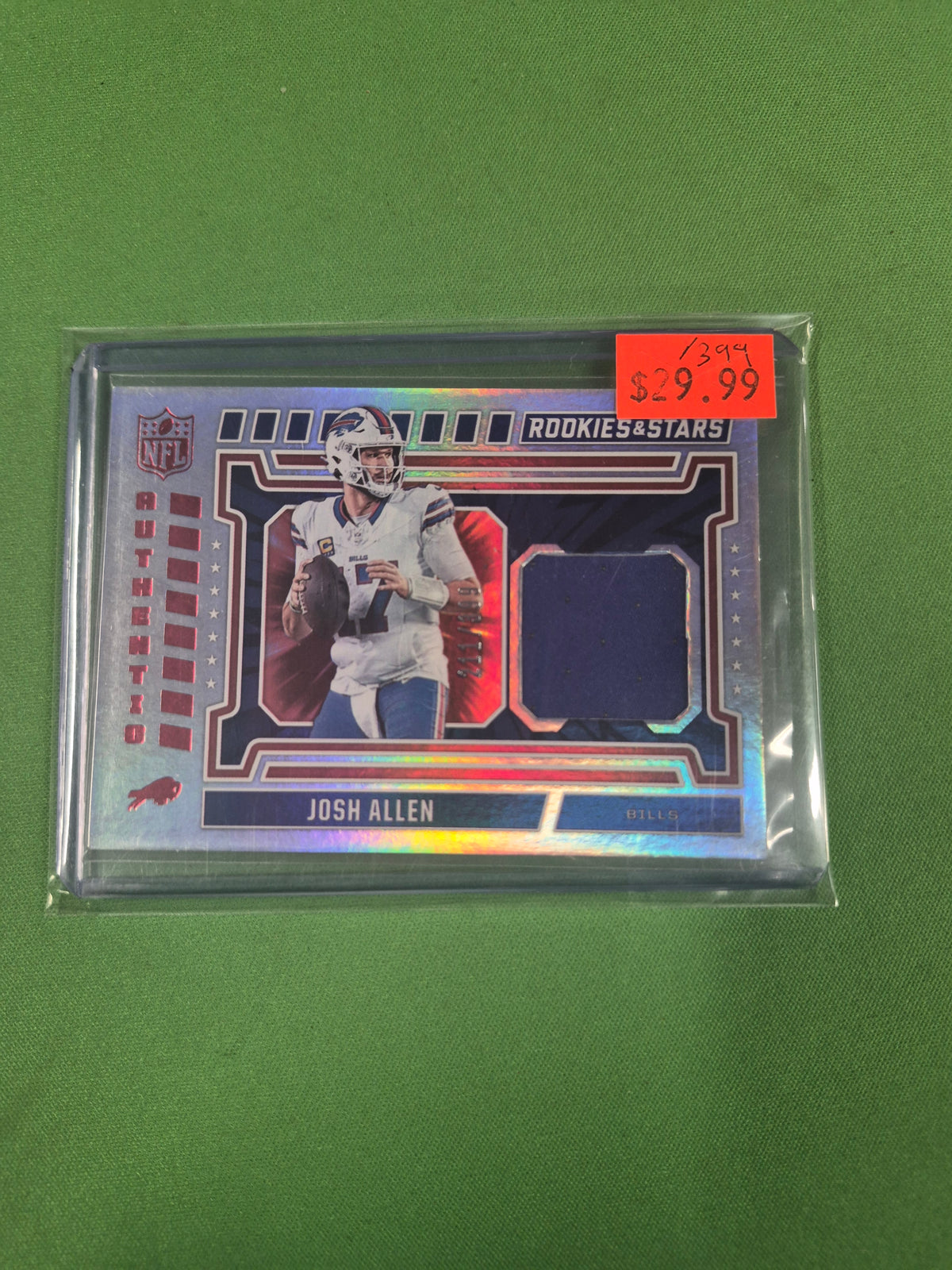 Josh Allen 2024 Rookies & Stars Patch /399