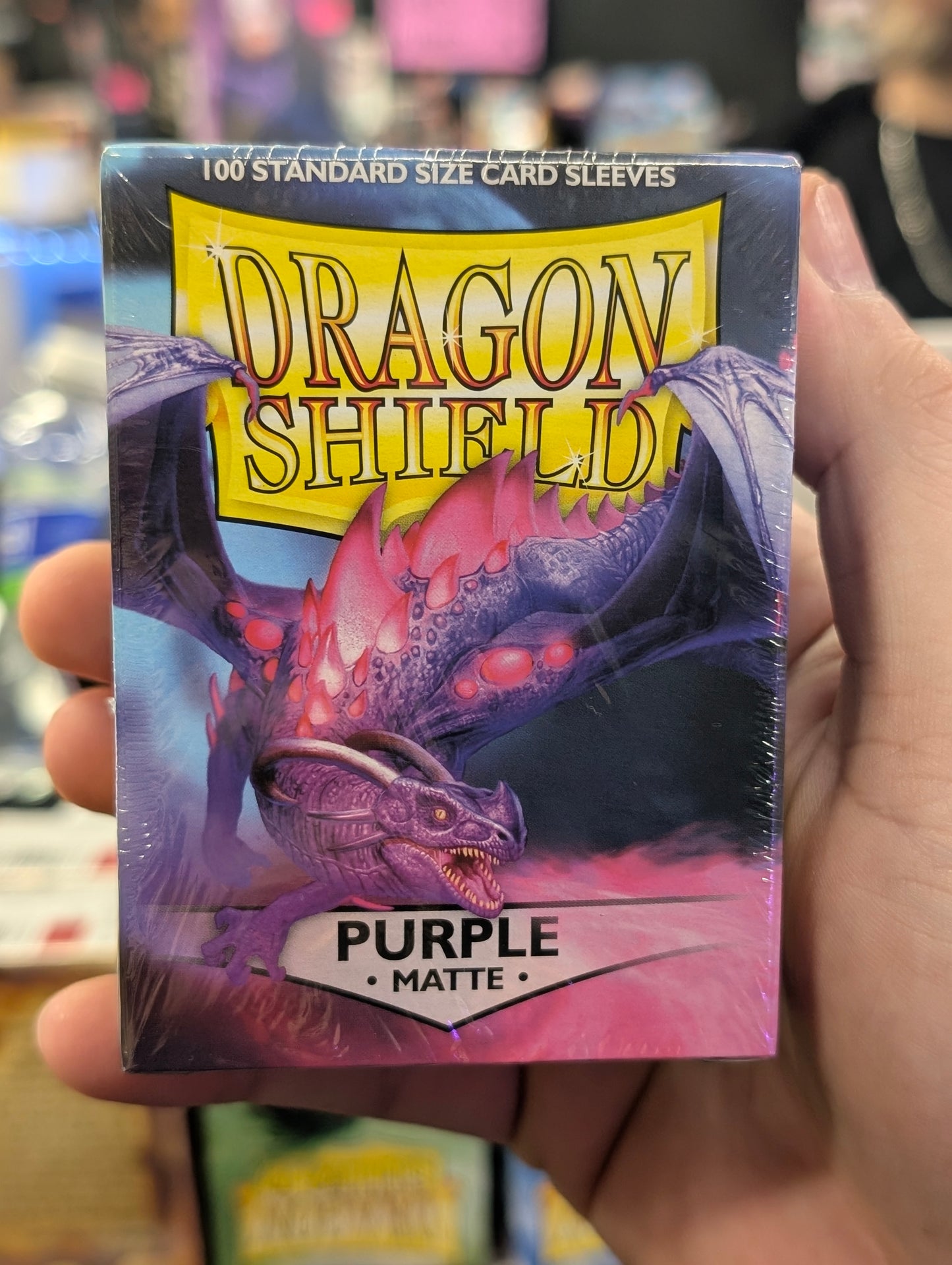 Dragon Shield Sleeves: Standard Matte - Purple 100CT
