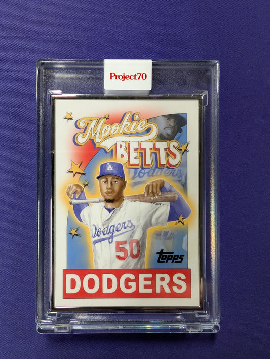 Mookie Betts 2021 Topps Project 70 Artists Proof #/51 by Ma®️ket Artist Proof Hand-Serialized 21/51