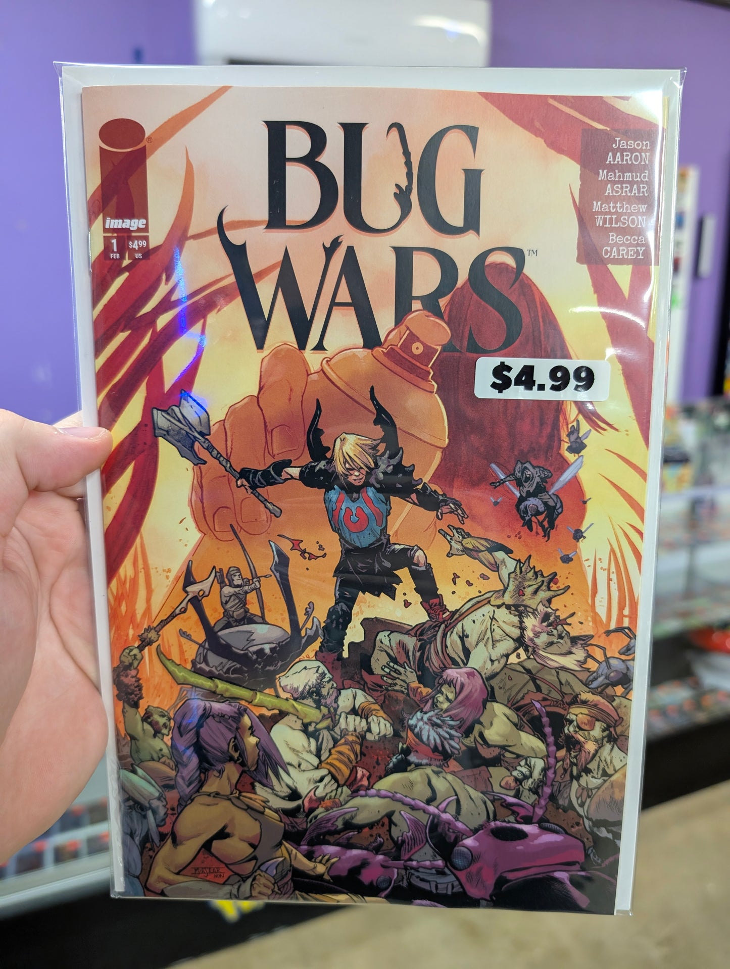 Bug Wars #1 Main Cover 2/12/25 Release