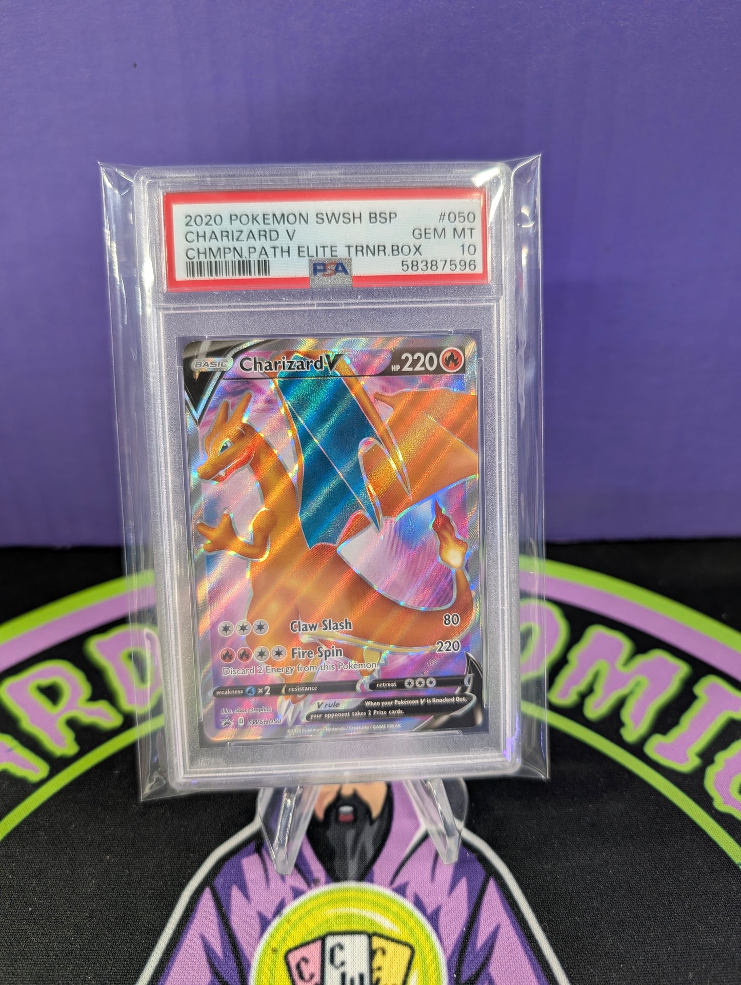Charizard V Champions Path Promo SWSH050 PSA 10