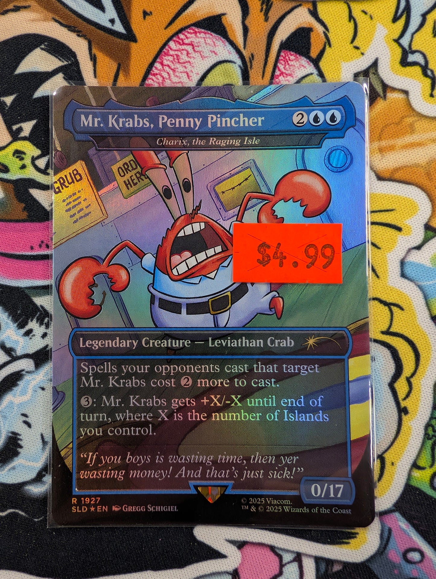 Mr. Krabs, Penny Pincher R1927 Secret Laire Foil