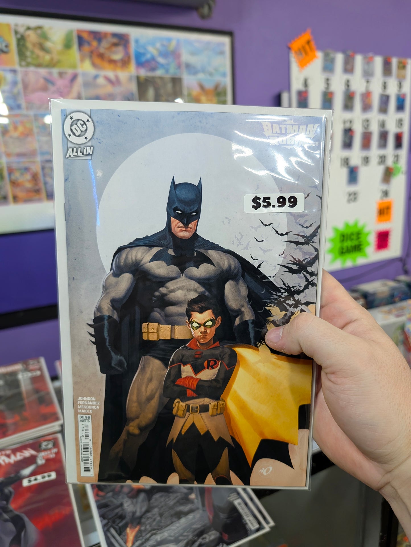 Batman & Robin #18 Ariel Olivetti Variant Cover 2/15/25 Release
