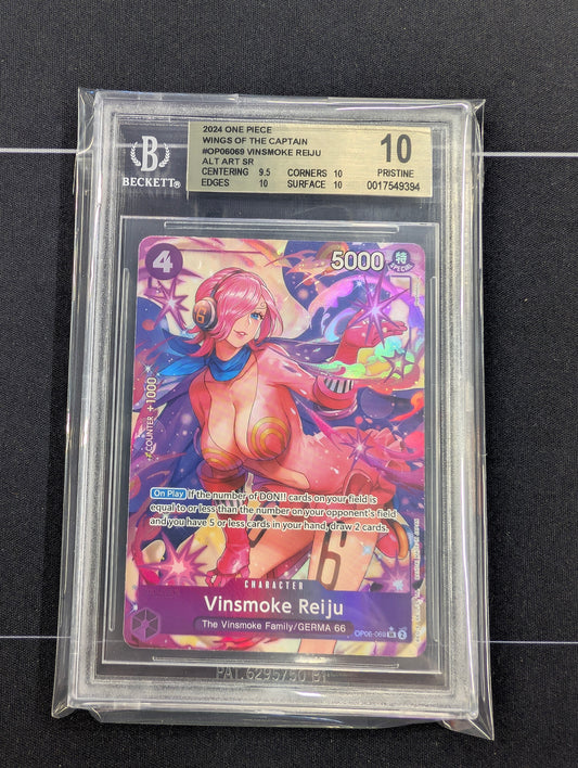 Vinsmoke Reiju Alt Art OP06-069 BGS Pristine 10